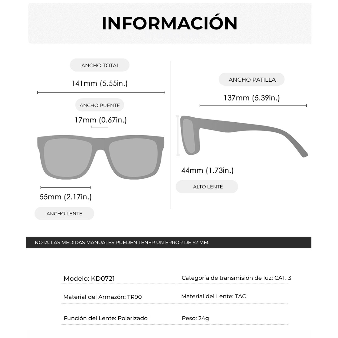 Protección UV400 RONAN